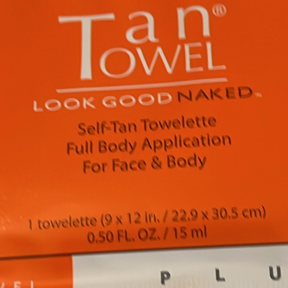 TAN TOWEL SELF TANNERS FULL BODY Application TanTowel PLUS 5 CT - Picture 4 of 4